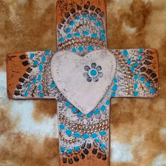 CROSS DECORATIVE CERAMIC - Picture 2 of 3